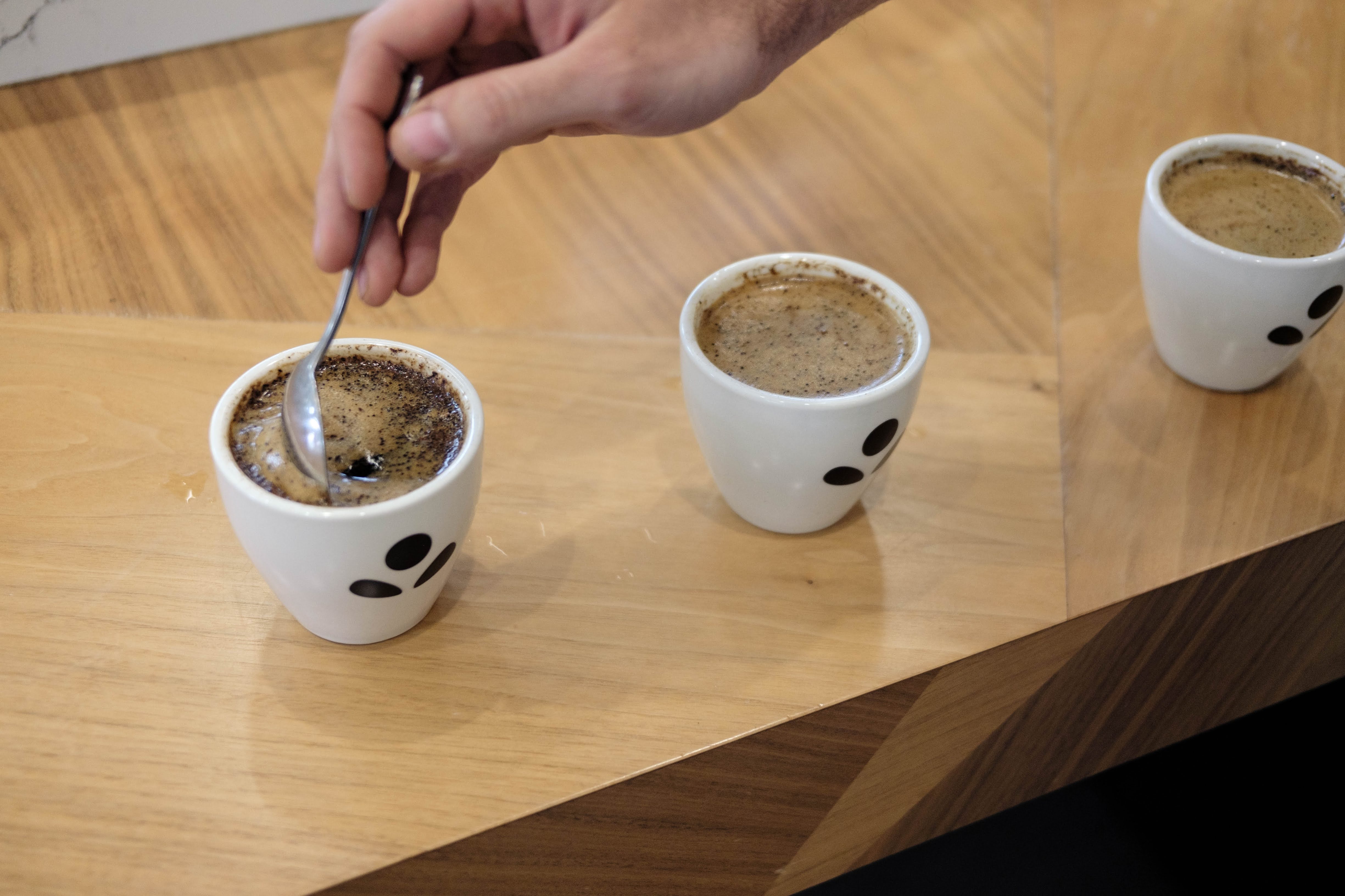 Coffee cupping