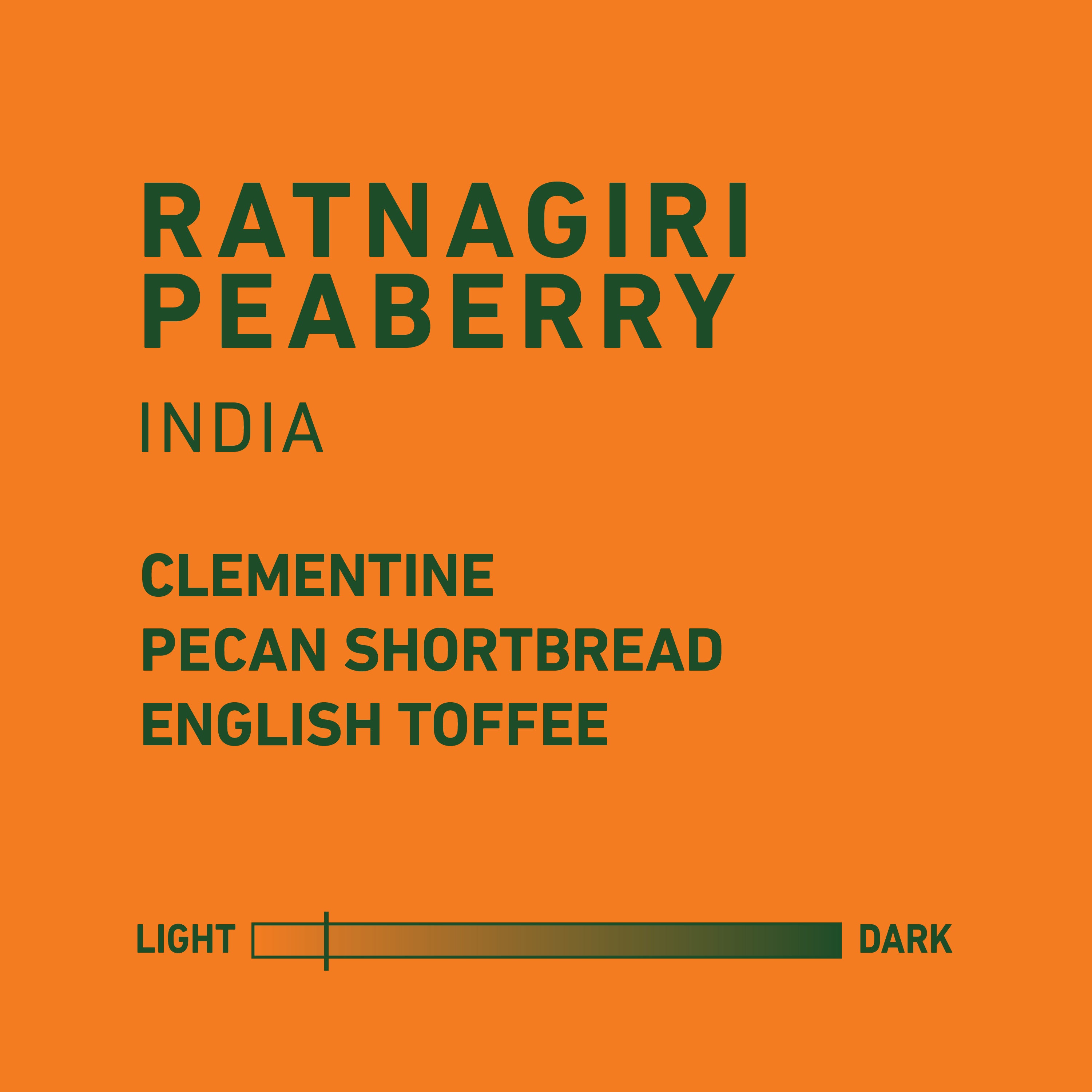 India Ratnagiri Estate Peaberry
