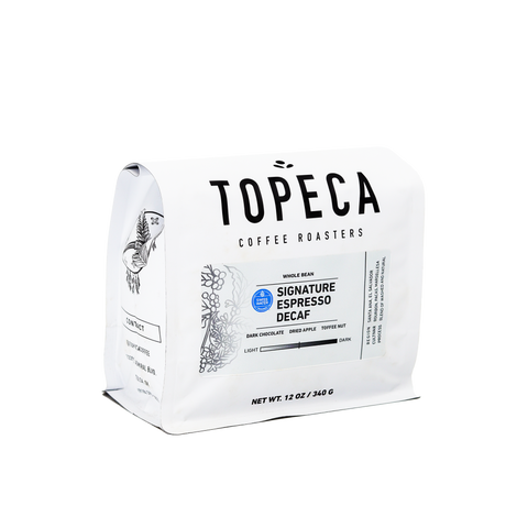 Signature Espresso Swiss Water® Decaf – Topeca Coffee Roasters